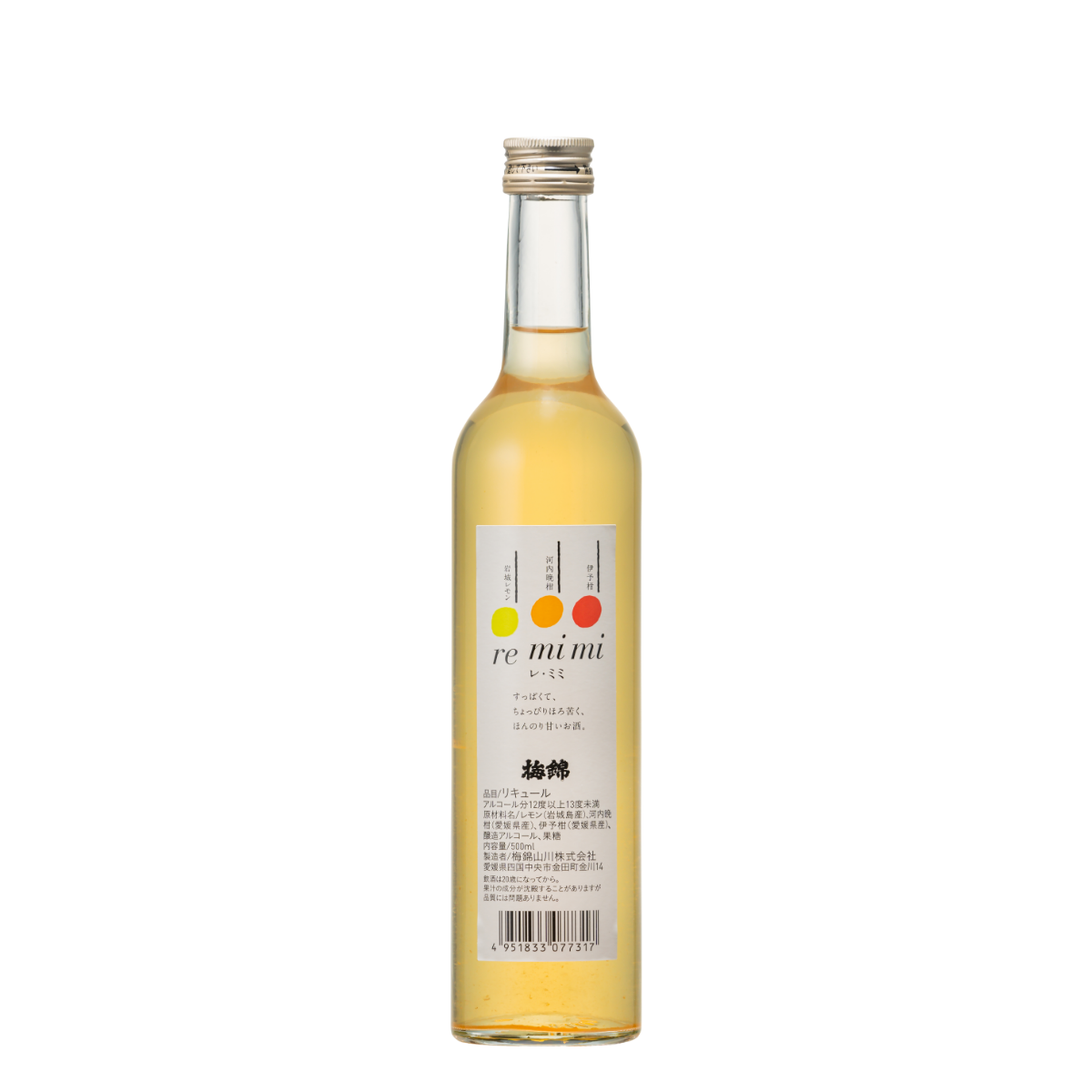 梅錦 美海 純米吟醸 500ml （愛媛県） re mimi（レ・ミミ） | ラインアップ